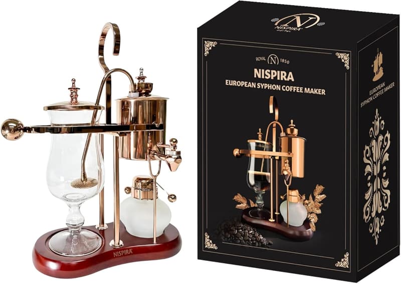 Vintage Copper Vacuum Brewing Coffee Maker – 500 ml