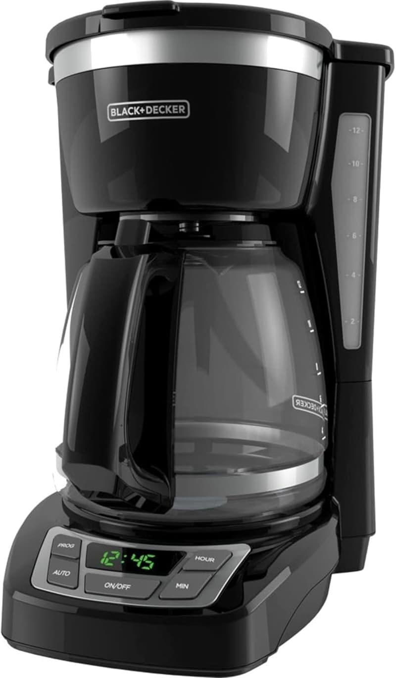 Programmable 12-Cup Coffee Maker with Washable Filter