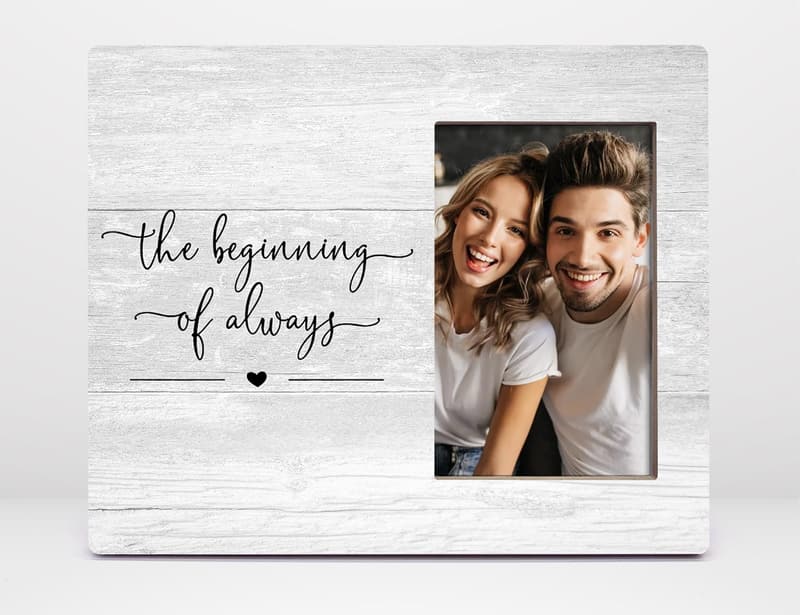 Engagement Gifts: 4x6 Photo Frame for Couples