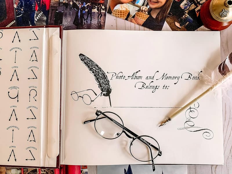 Harry Potter Vegan Leather Photo Album & Scrapbook
