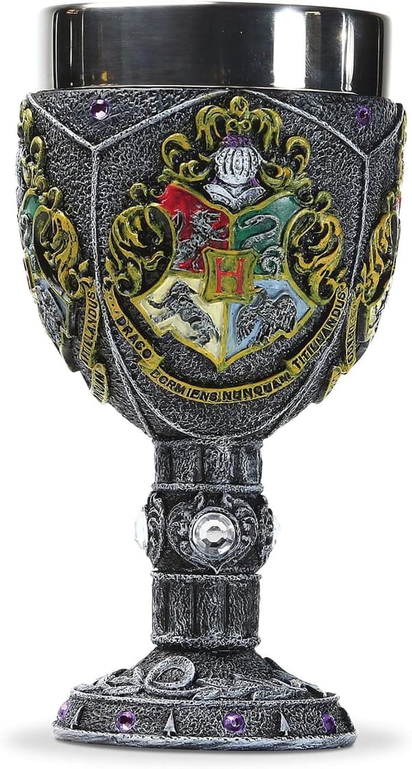 Harry Potter Hogwarts Decorative Goblet Figurine, 7.09 Inch