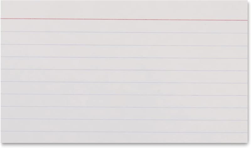 Amazon Basics 3 x 5 Inch Ruled Index Flash Cards, 300 Count