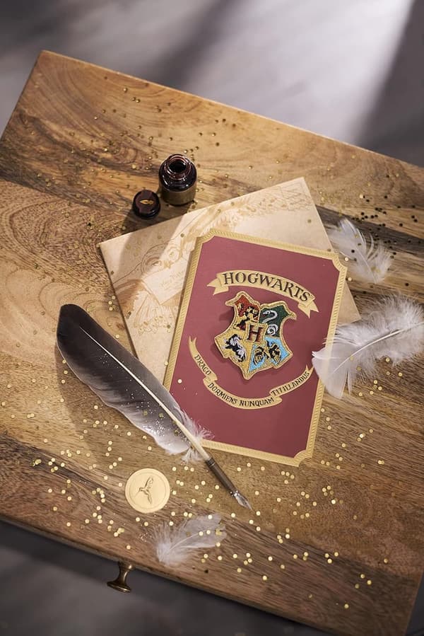 Harry Potter Hogwarts Patch Blank Card