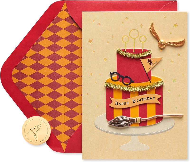 Harry Potter Birthday Card - The Chosen One Theme