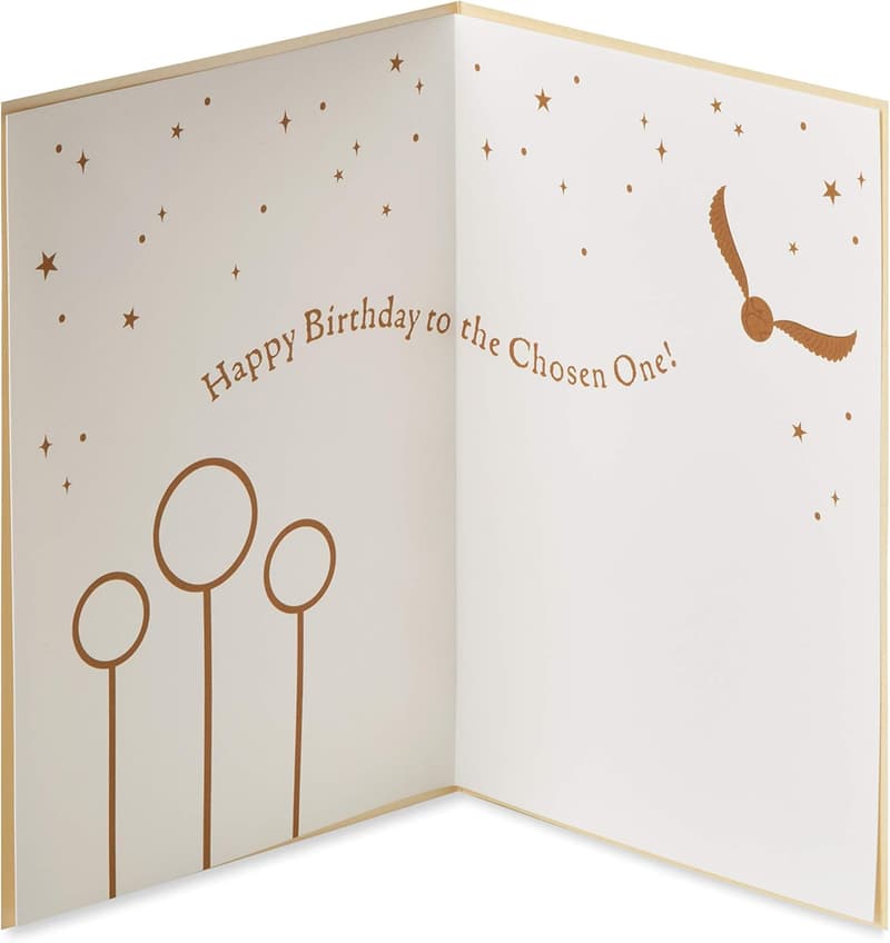 Harry Potter Birthday Card - The Chosen One Theme