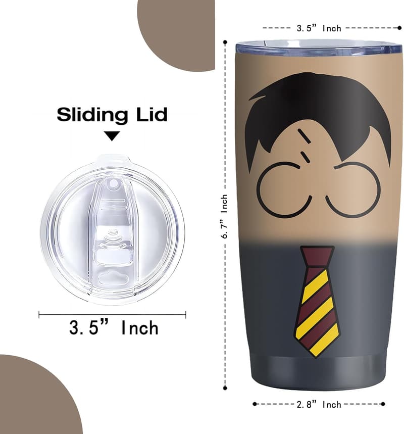 20 oz Stainless Steel Travel Tumbler with Straw and Lid