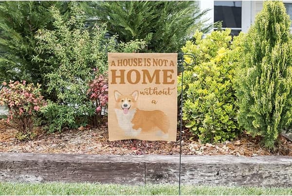 Corgi Garden Flag - 