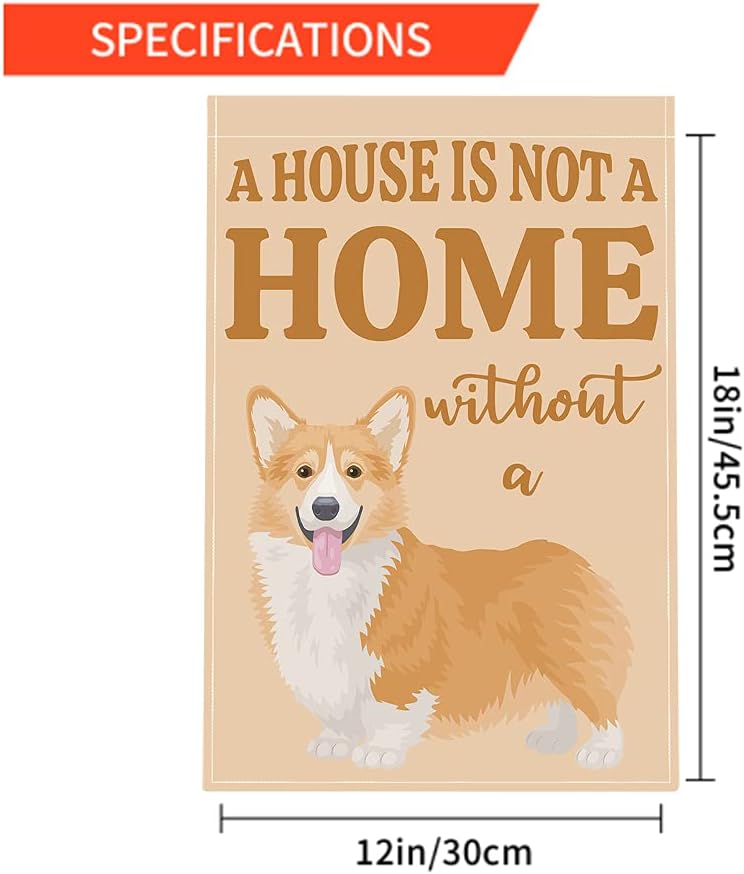 Corgi Garden Flag - 