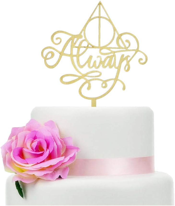 Harry Potter Theme Wedding Cake Topper - 