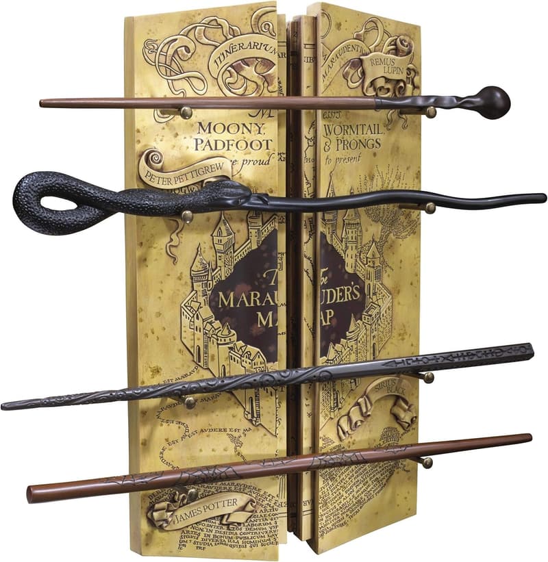 Harry Potter Marauders Wand Set with Display Stand - 4 Wands
