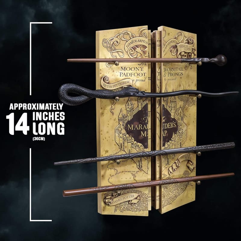 Harry Potter Marauders Wand Set with Display Stand - 4 Wands
