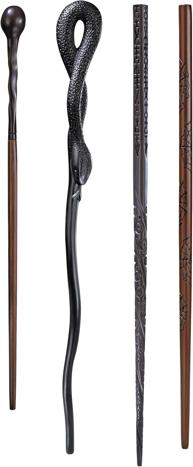 Harry Potter Marauders Wand Set with Display Stand - 4 Wands