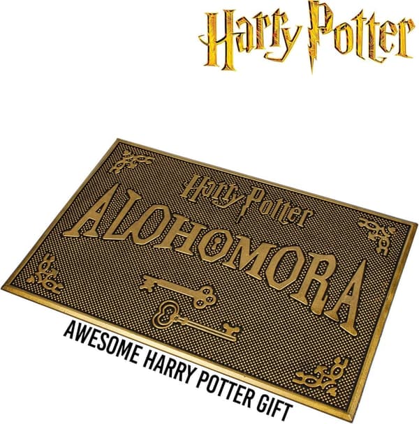 Harry Potter Alohomora Rubber Welcome Mat