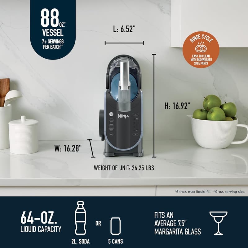 Frozen Drink Maker with RapidChill Technology - Grey