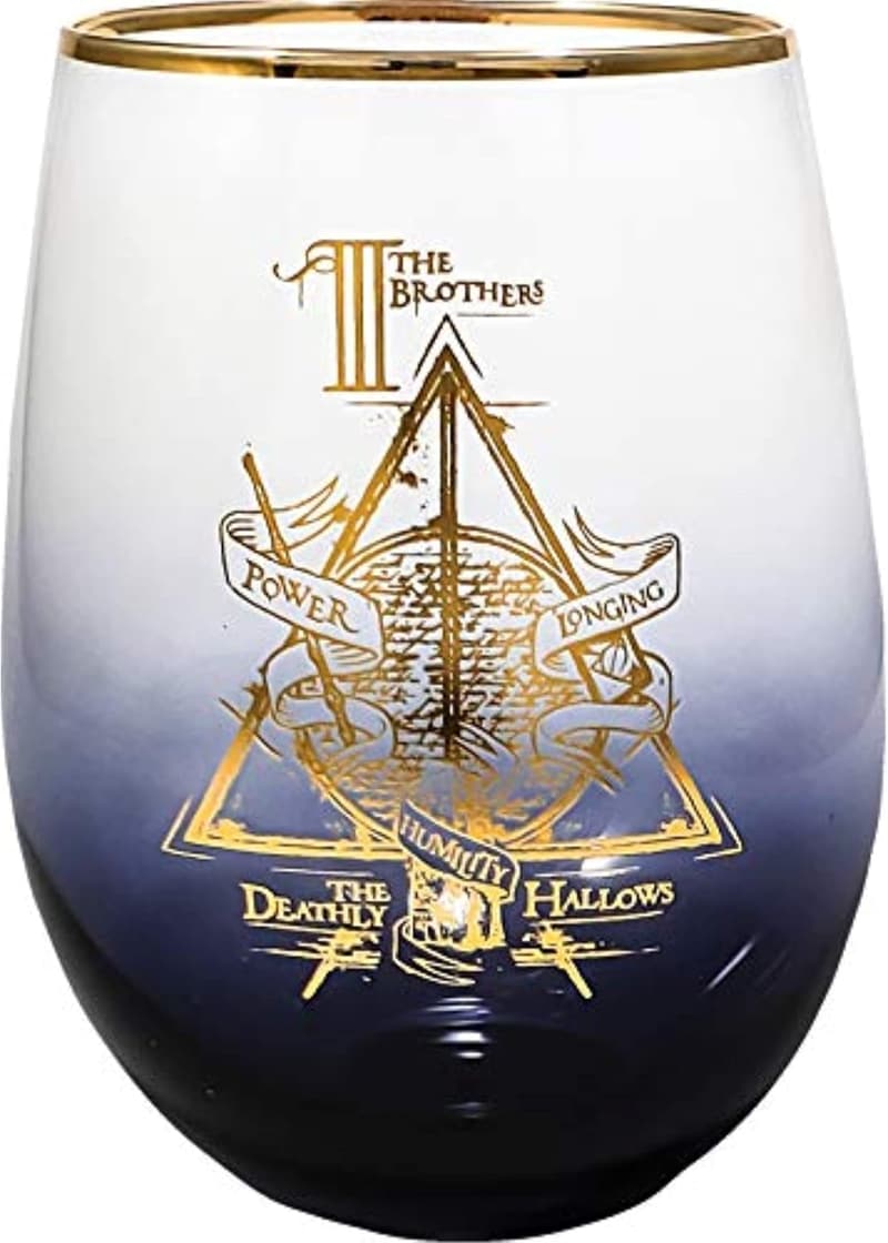 Deathly Hallows Stemless Glass - Spoontiques