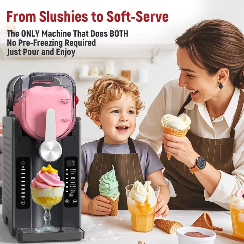 All-in-One Slushy Maker for Summer Parties - No Ice Needed