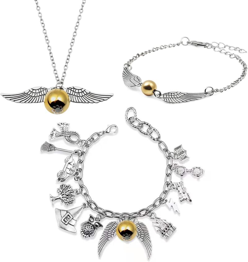 Space Wizardry Themed Handmade Charm Bracelet Set for Kids