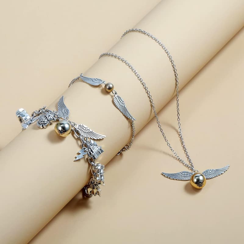 Space Wizardry Themed Handmade Charm Bracelet Set for Kids