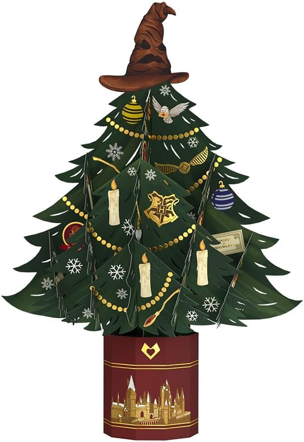 Harry Potter Christmas Tree Pop-Up Bouquet, Handmade Gift