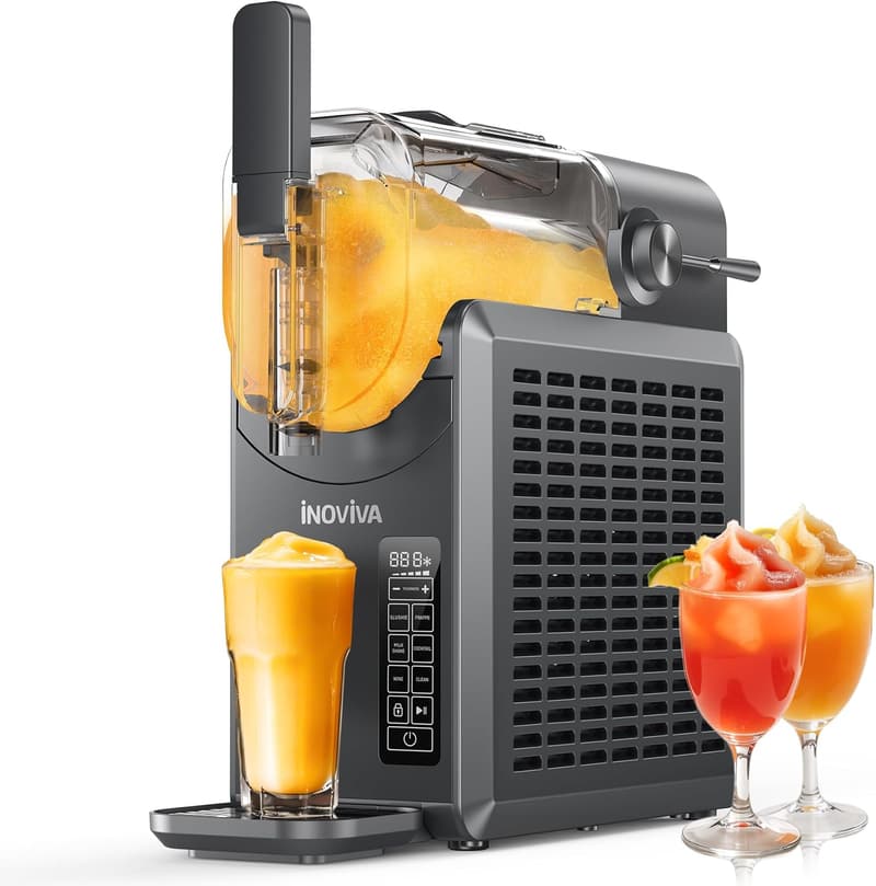 INOVIVA 72 oz Slushie Machine with Self-Cleaning & 5 Presets