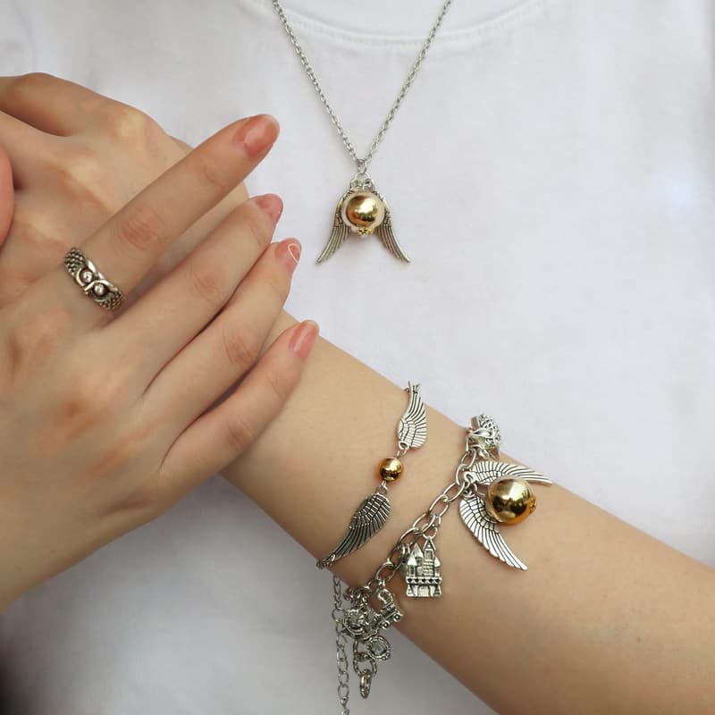 Space Wizardry Charm Bracelet Set – Handmade Adjustable Jewelry for Girls