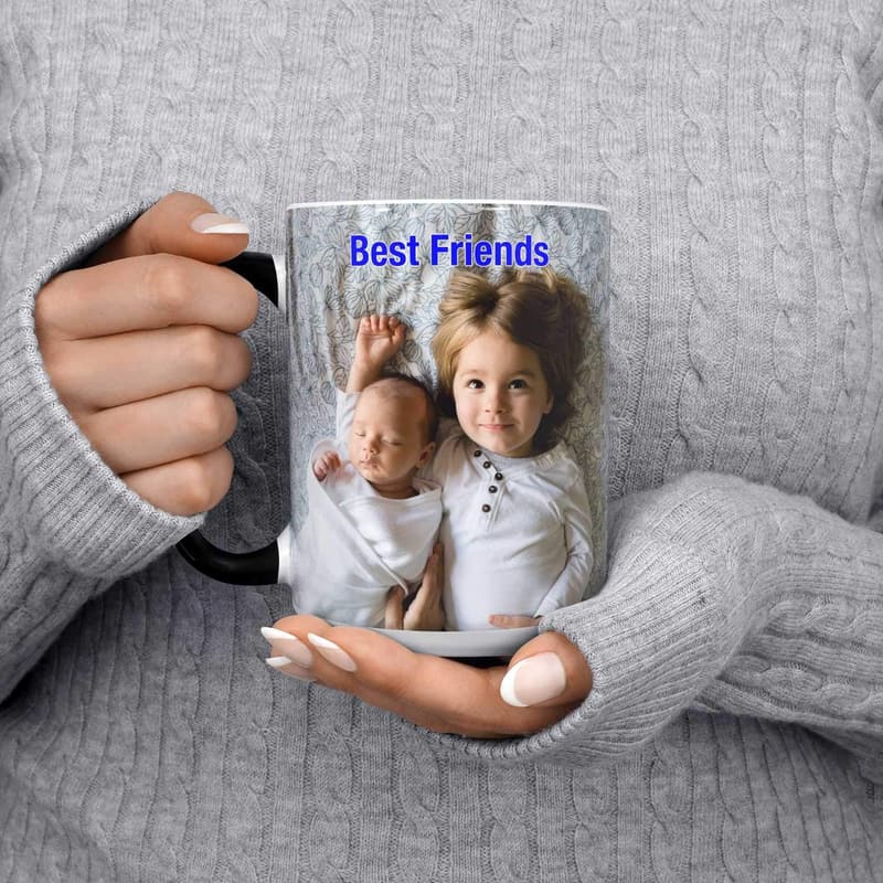 Custom Heat Sensitive Mug - Personalized Magic Coffee Cup 15oz
