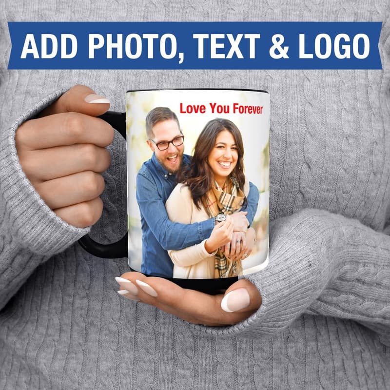 Custom Photo Mug - Personalized Ceramic Cup for Mother's Day