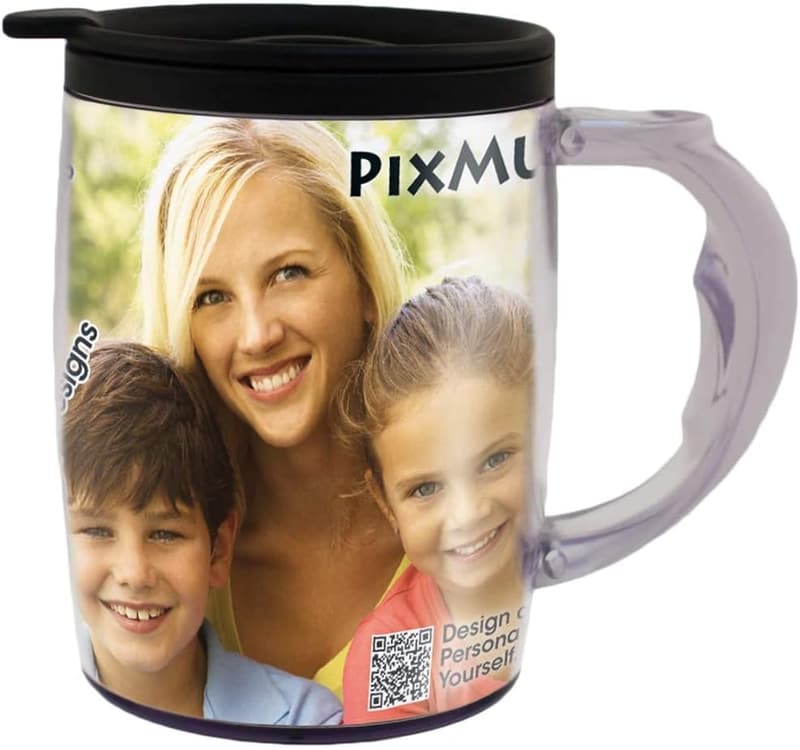 Customizable 15 oz Spill-Proof Photo Mug
