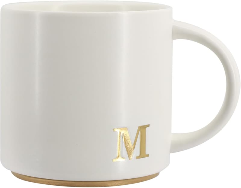 Monogrammed 15 oz Ceramic Coffee Mug with Gift Box