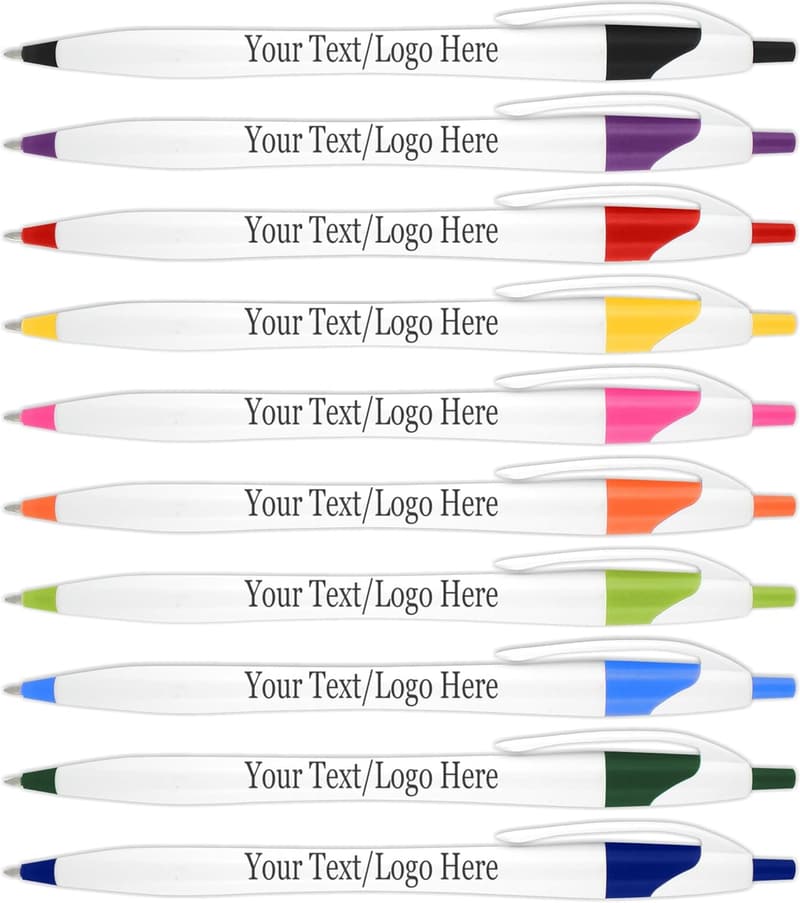 Custom Logo Ballpoint Pens - 500 Pack for Events & Businesses