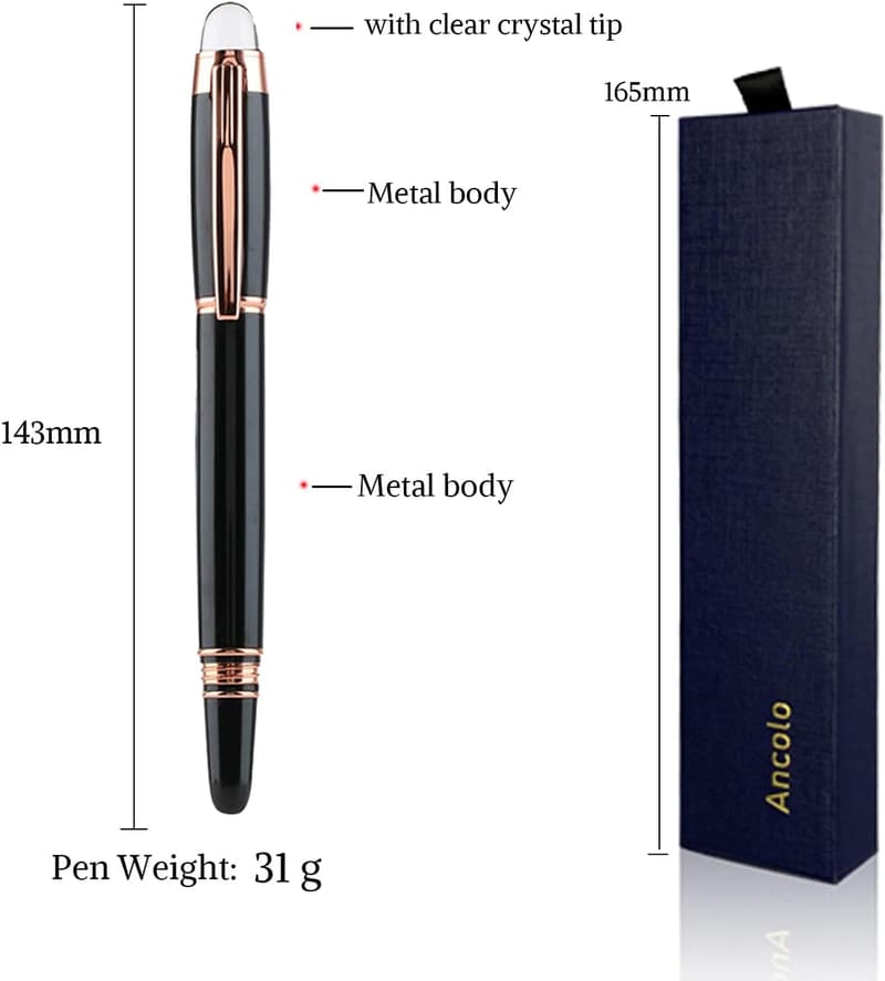 Personalized Executive Roller Pens - Custom Engraved Office Set