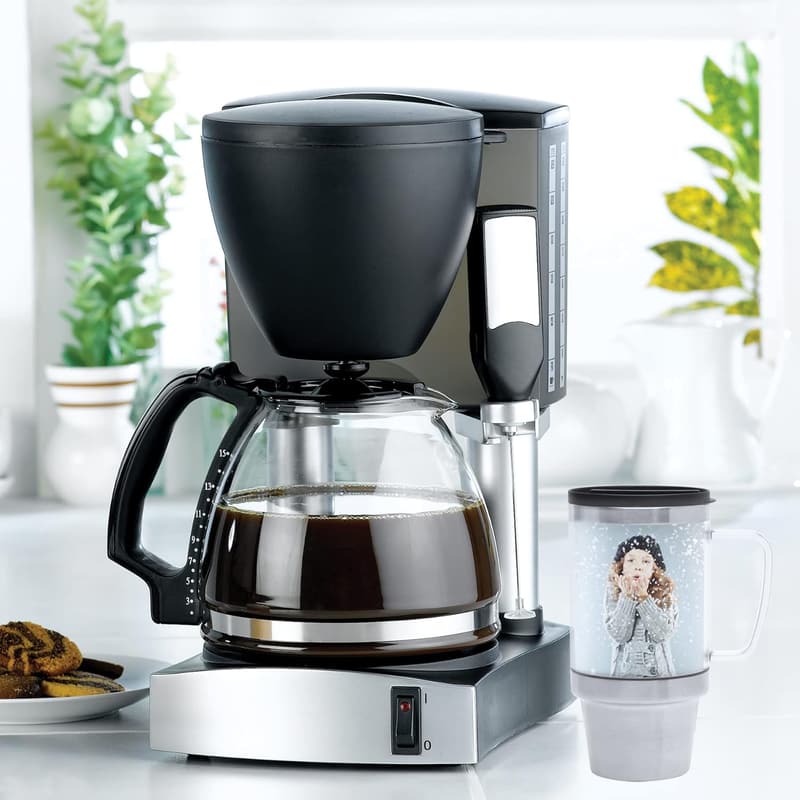 16 oz. Stainless Steel Photo Travel Mug