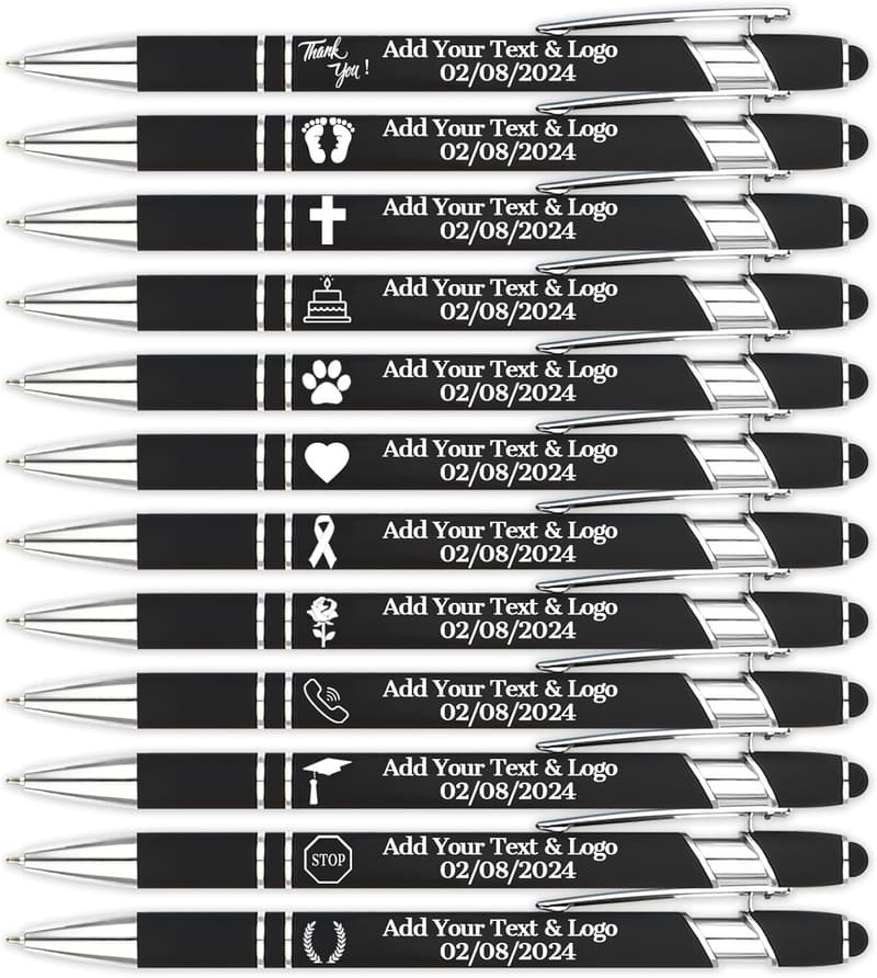 Custom Metal Ballpoint Pens - Personalized Gift for Business