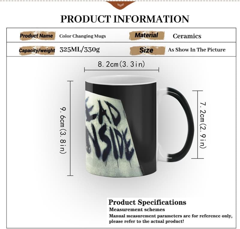 Walking Dead Color Changing Coffee Mug for Halloween