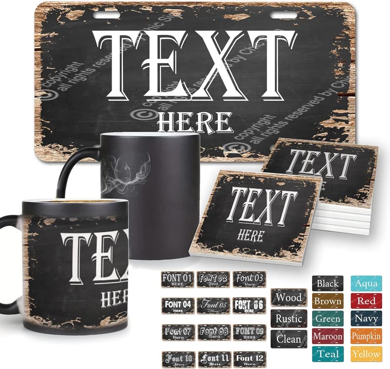 Customized Vintage Metal Coaster Sign - 6