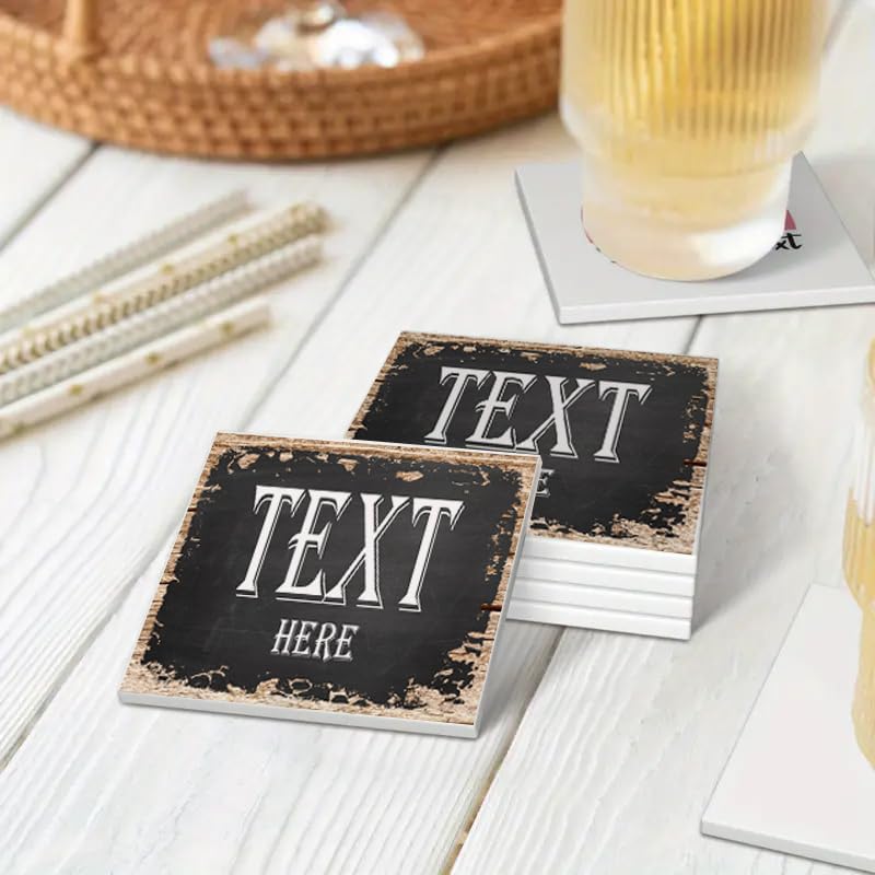 Customized Vintage Metal Coaster Sign - 6