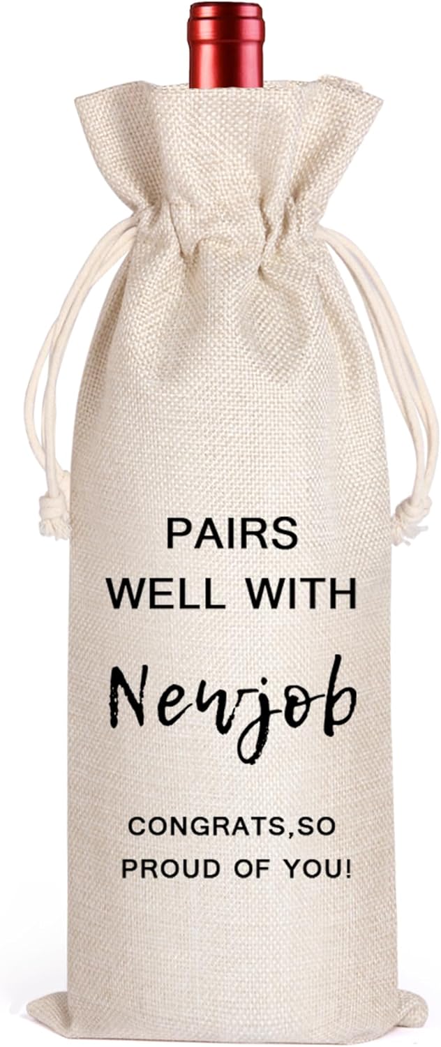 New Job Wine Bag - Perfect Gift for Couples and Colleagues