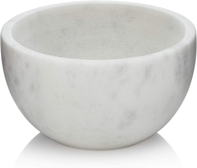 Handmade Marble Shaving Soap Bowl for Luxurious Hot Shave