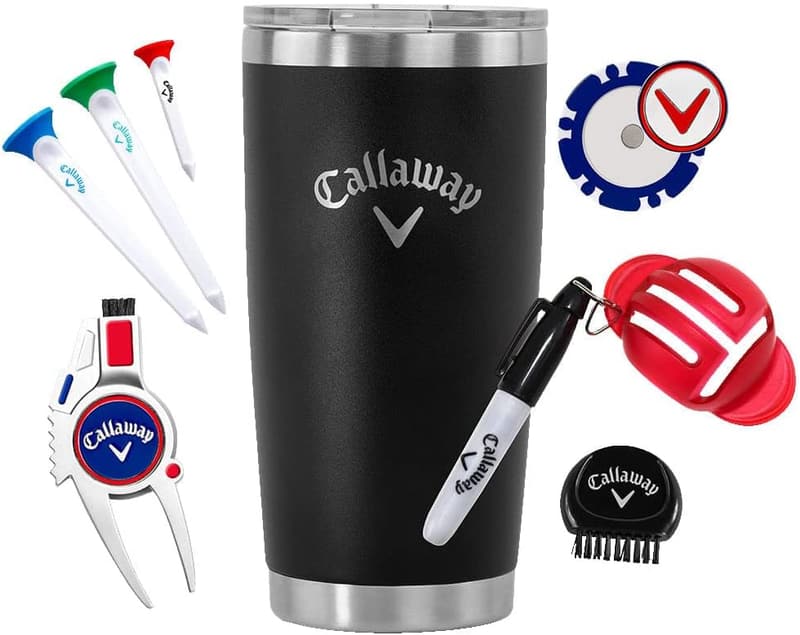 Golf Accessory Gift Set with Callaway Tumbler