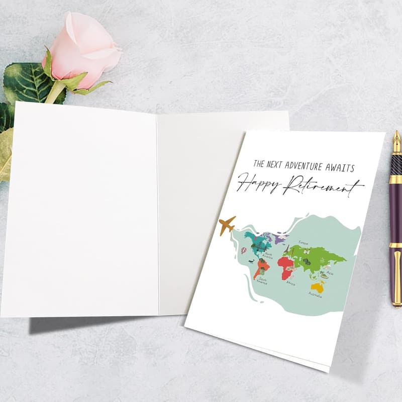 Retirement Card for Men and Women - Cute & Funny Design