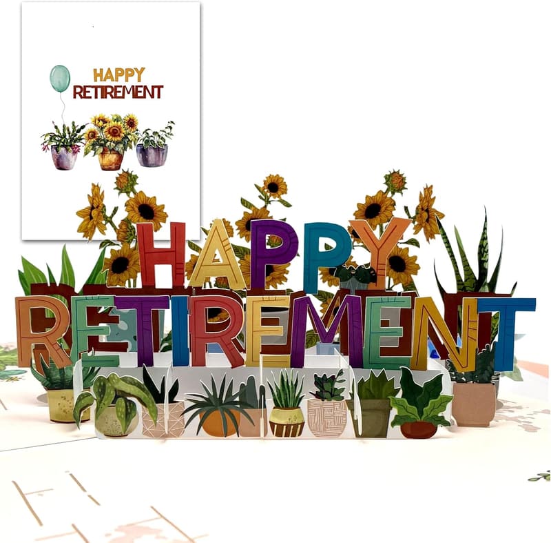 Retirement 3D Pop-Up Card - Celebrate New Adventures