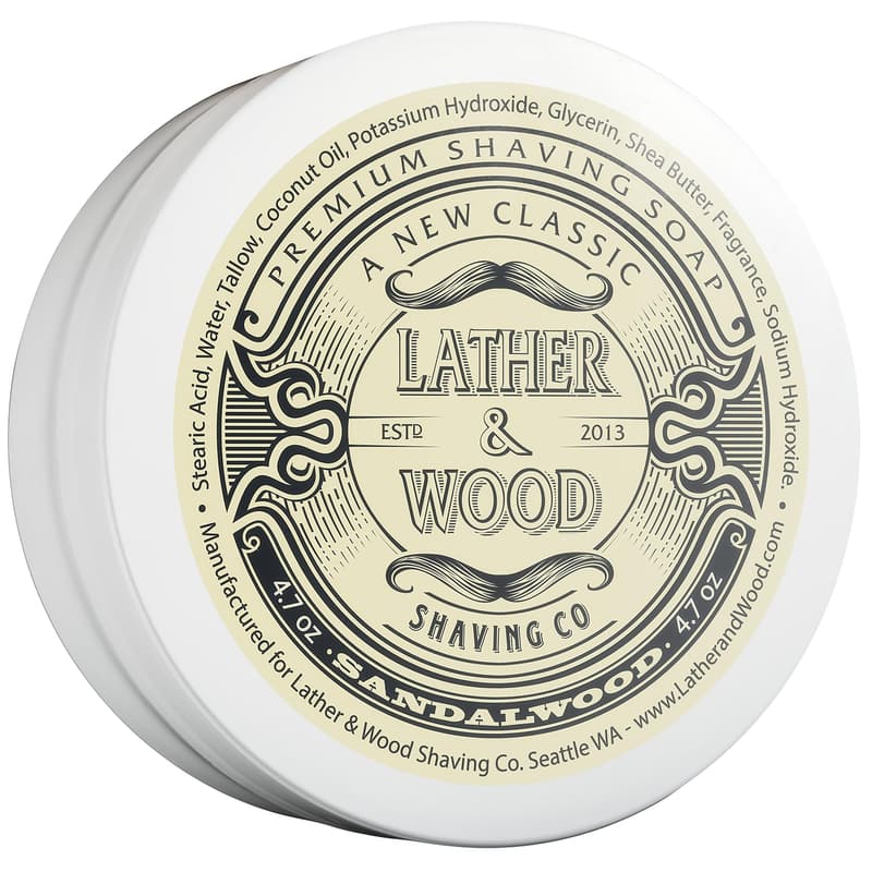 Sandalwood Luxury Shaving Soap - Tallow, 4.6 oz