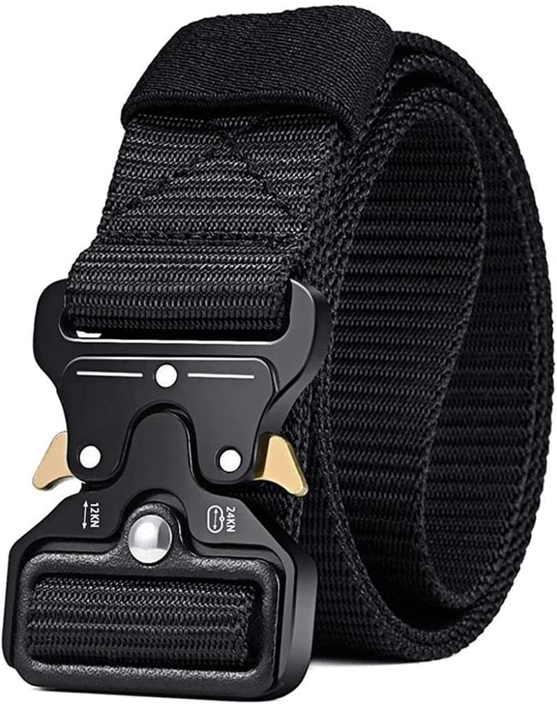 Men's Tactical Belt - Military Style with Heavy-Duty Quick Release Buckle