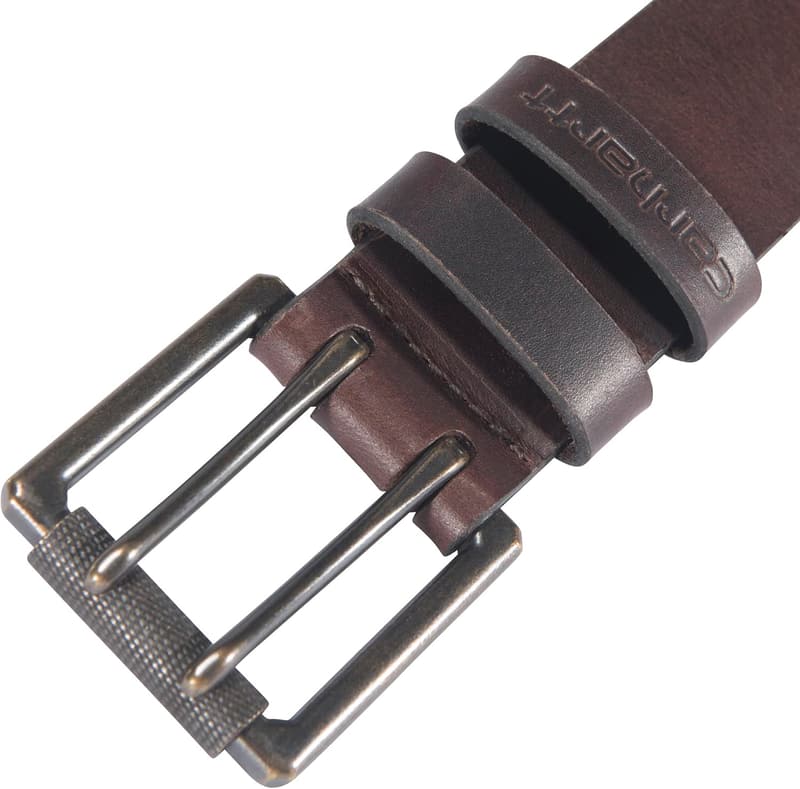 Carhartt Men's Double Prong Leather Belt - Multiple Colors & Sizes