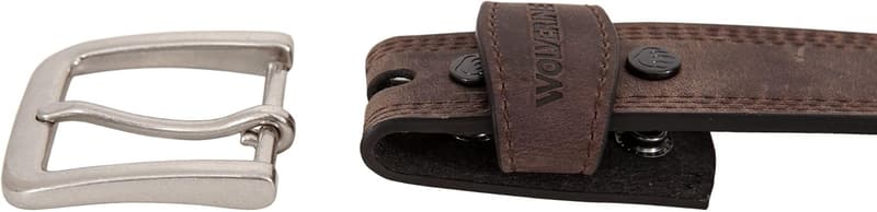 Heavy-Duty Full Grain Leather Work Belt for Men