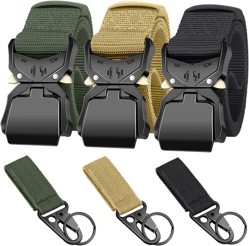 Heavy-Duty Tactical Riggers Belt for Men with Quick-Release Buckle