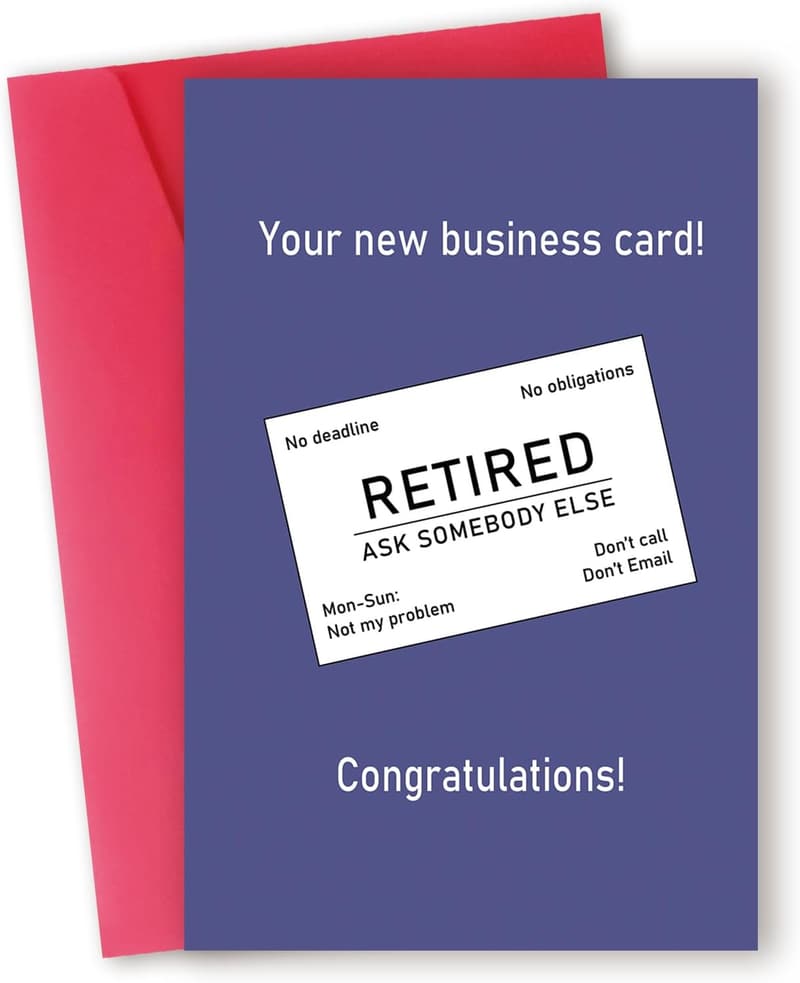 Retirement Congratulations Card for Colleagues