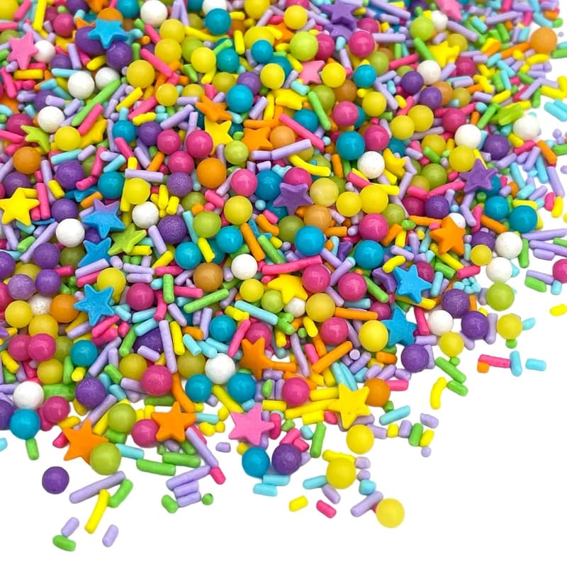 Valentine's Day Rainbow Edible Cake Sprinkles