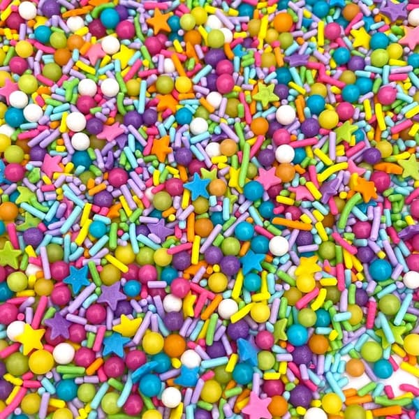 Valentine's Day Rainbow Edible Cake Sprinkles