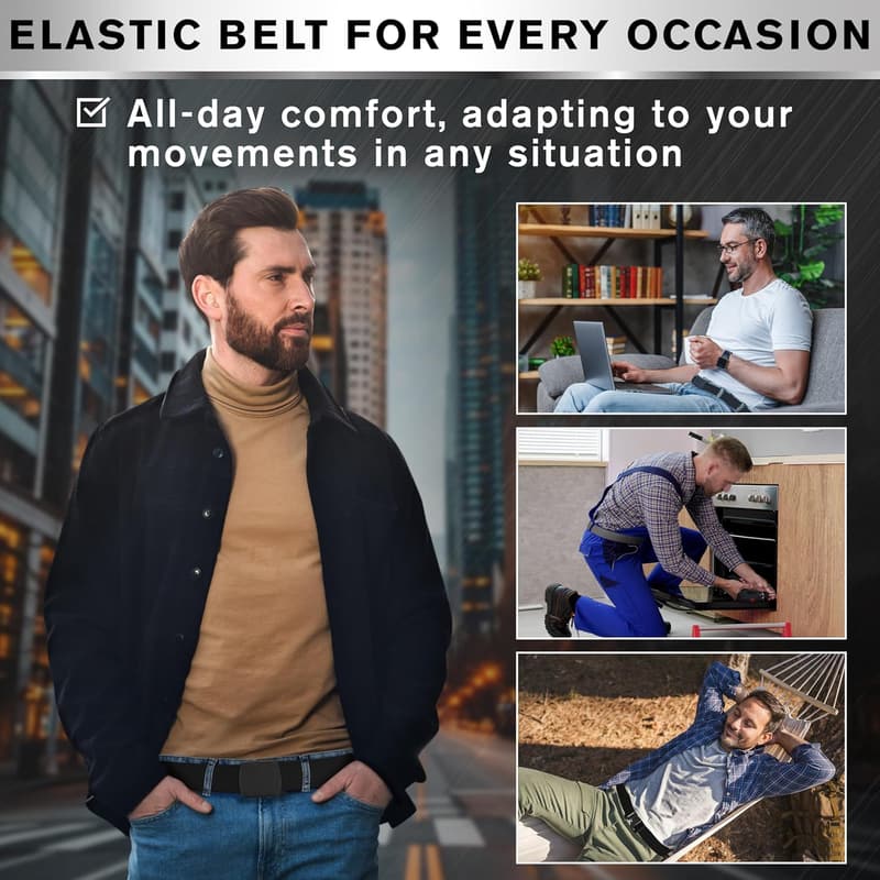 Heavy-Duty Tactical Belt for Men - Quick Release Utility Design